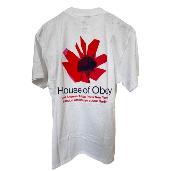 Obey, NWT House Of Obey Floral Classic Tee - Picture 2 of 7